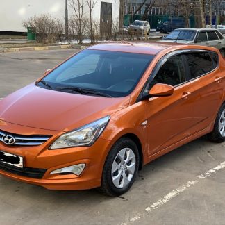 Hyundai Solaris 1.6 АТ 2015 Оранжевый